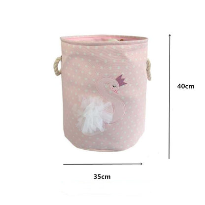 Clothing Laundry Baskets For Home Bathroom Cat Print Save Space Household Supplies Toy Storage Box Laundry Bucket