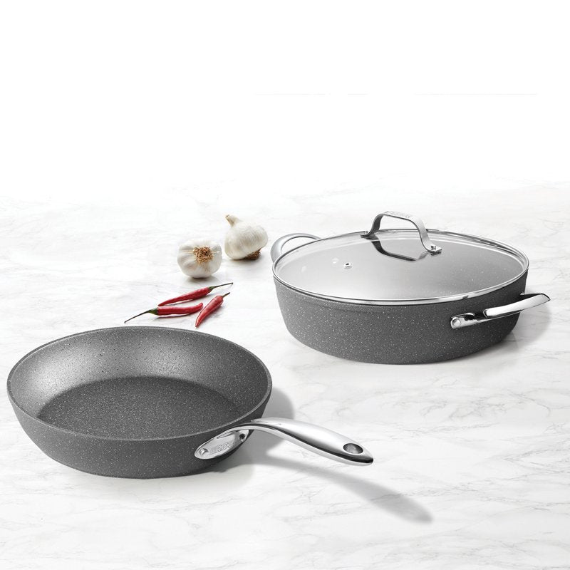 Deluxe Great Nonstick 3-Piece Kitchen Cookware Set - Essential for Everyday Home Cooking for Every Home!