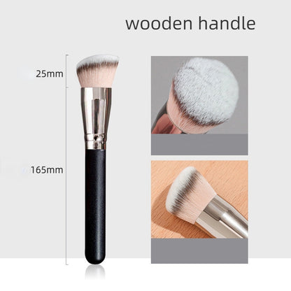 Makeup Brushes Foundation Concealer Angled Seamless Cover Synthetic Dark Circle Liquid Cream Cosmetics Contour Brush Beauty Tool
