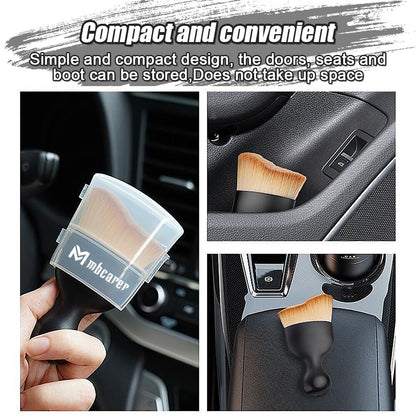 Car Cleaning Brush Air Outlet Brushes Dust Removal Tools Car Interior Cleaning Brush with Cover Dashboard Car Slit Cleaning Tool