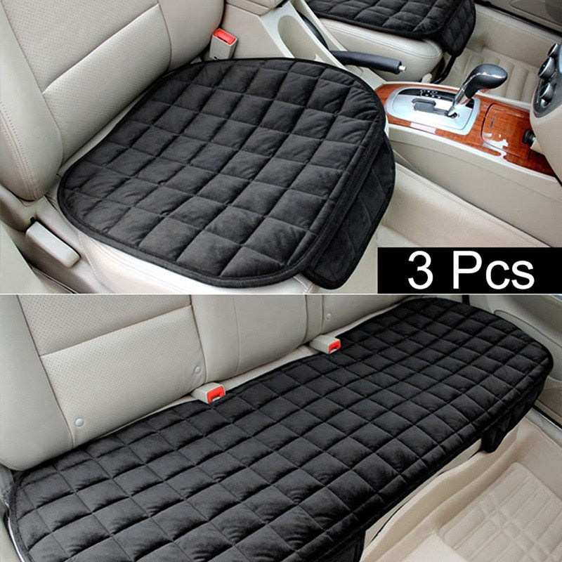 Car Seat Cover Front Rear Fabric Cushion Breathable Car Seat Protector Mat Pad Universal Auto Interior Truck SUV Van Styling