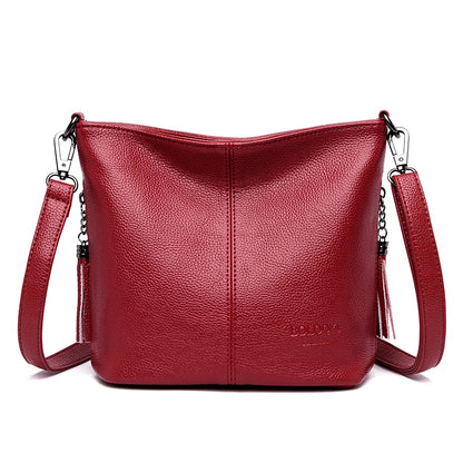 Soft Leather Hand Crossbody Bags for Women 2022 New Luxury Handbags Women Casual Shoulder Bag Designer Tote Bag bolsa feminina