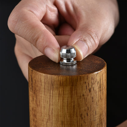 Antique Color Wooden Pepper Mill Manual Salt Spice Grinder With Adjustable Ceramic Core Pepper Grinder Kitchen Helper