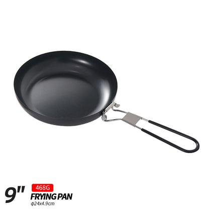 Nonstick Frying Pan Foldable Handle Non Stick Skillet Easy Cleaning Non Stick Camping Pan Multifunctional Camp Cooking Supplies