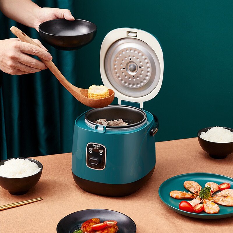 1.2L Mini Electric Rice Cooker Multifunctional Cooker Non-Stick Pan Household Porridge Cooking Soup Stewing Machine Electric Pot