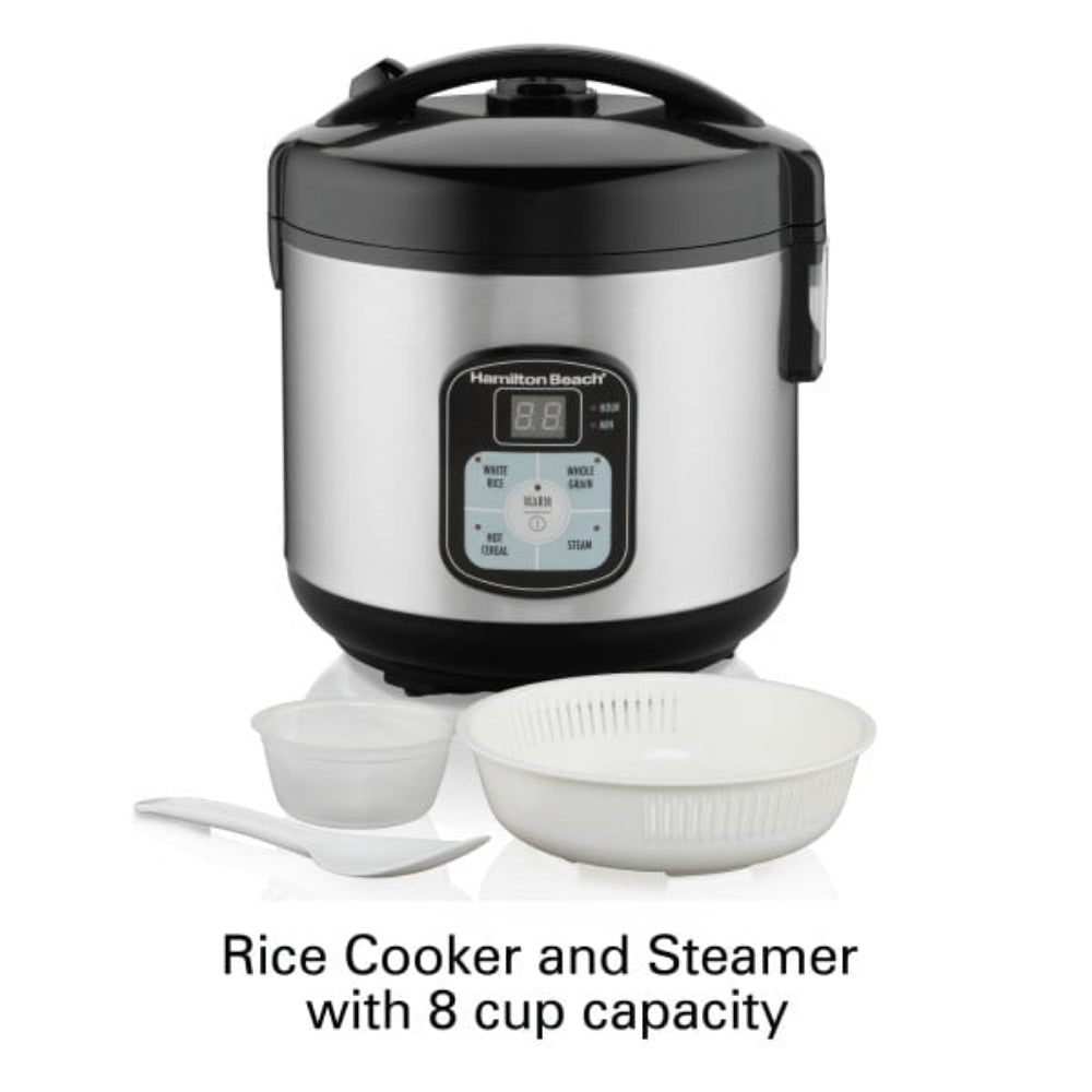 rice cookers 8 Cup Capacity (Cooked) Rice Cooker &amp; Food Steamer (37519)