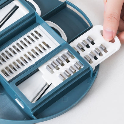 12pcs/lot Kitchen Multifunctional Salad Utensils Vegetable Chopper Carrot Potato Manual Shredder Kitchen Cooking Vegetable Tools