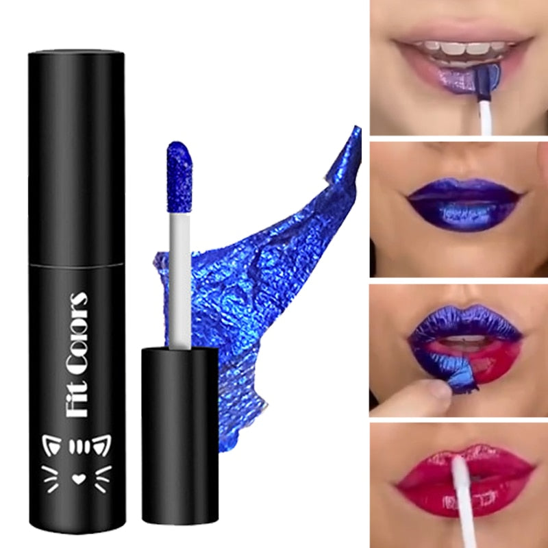 5 Colors Peel Off Lip Gloss Amazing Non-Stick Cup Matte Velvet Liquid Lipstick Waterproof Lasting Tear-Off Red Lip Tint Makeup