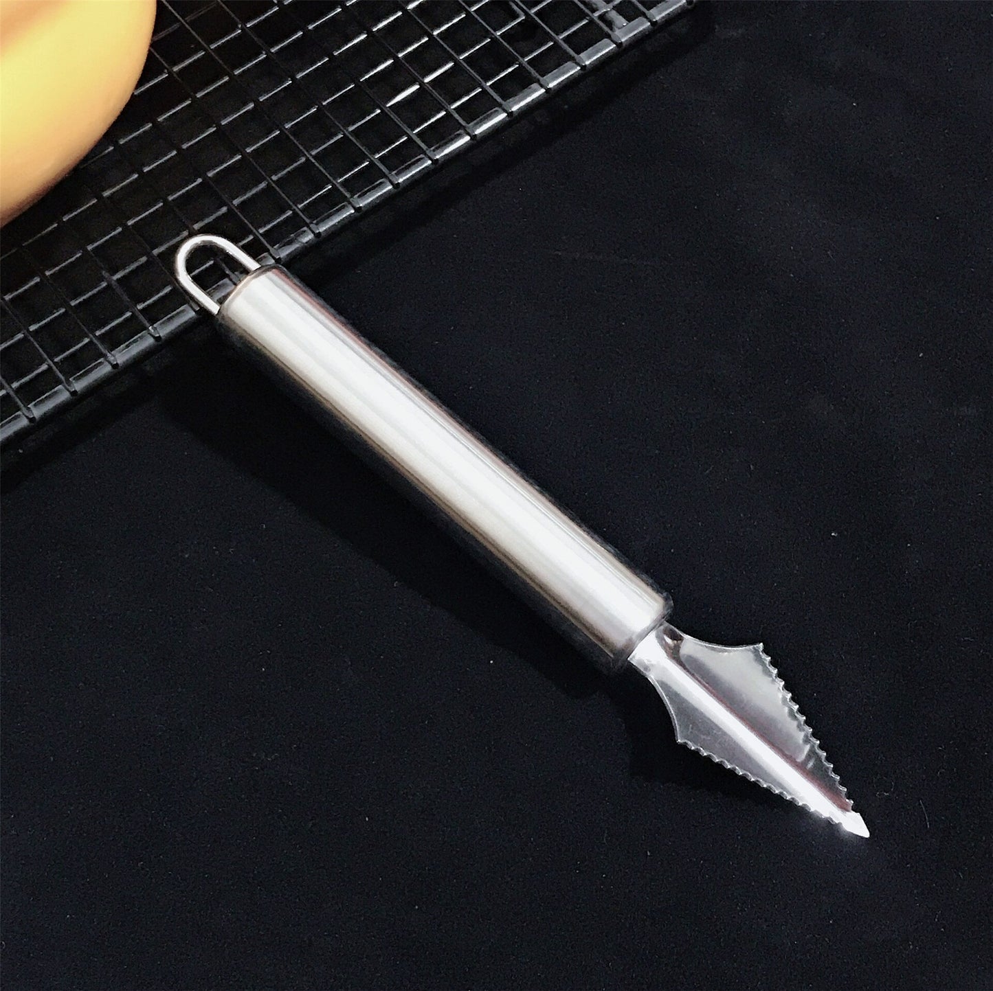 Stainless steel fruit carving shovel carving knife ice cream digger kitchen bar supplies carving tools for fruits and vegetables