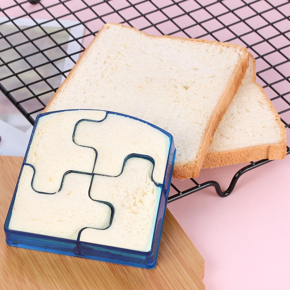 Home Kitchen Sandwich Bread Biscuit Cutting Dies Mold Cute Cartoon Animal DIY Jigsaw Puzzle Children Breakfast Bento Baking Tool