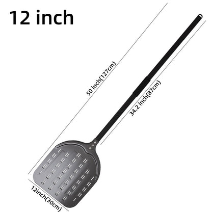 12 Inch Pizza Peel  Turning Paddle Short Handle Shovel Kitchen Utensils Aluminum  Apple Shape Pizza Turner Nonstick Baking Tools