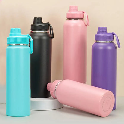 Thermo Bottle Sport Thermal Insulation Cup Travel Water Bottle Vacuum Flask  304 Stainless Steel Portable Insulation Coffee Cup