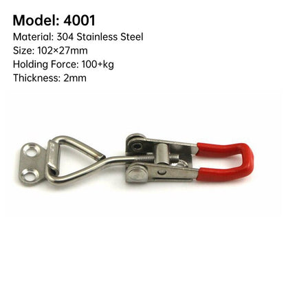 New Hasp Adjustable Cabinet Boxes Lever Handle Lock Hasp Toggle Catch Toggle Clamp For Sliding Door Furniture Hardw