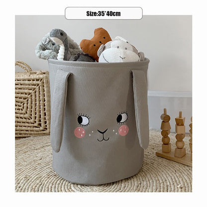 Clothing Laundry Baskets For Home Bathroom Cat Print Save Space Household Supplies Toy Storage Box Laundry Bucket