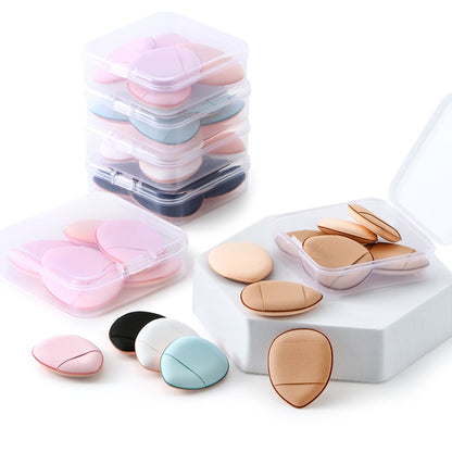 5/10/20 Pcs Mini Finger Puff Foundation Powder Detail Makeup Sponge Face Concealer Cream Blend Cosmetic Accessories Makeup Tools