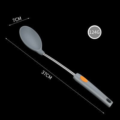 Special silicone kitchen utensils for non stick pans, heat-resistant frying vegetables, frying shovels, soup spoons, leaking