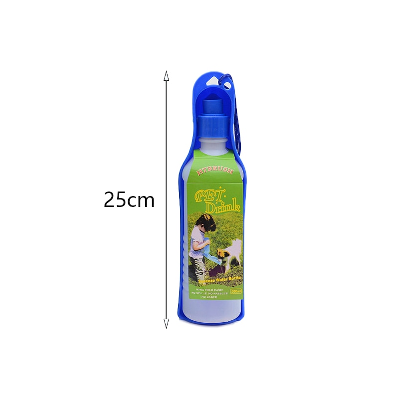 250ml Creative Pet Dog Drink Water Bottle Plastic Portable Water Bottle Pets Outdoor Travel Drinking Water Feeder Bowl