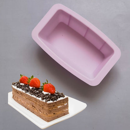 Mini Silicone Mould Rectangular Loaf Pan Bread Pastry Cheese Cake Toast Pan Kitchen Mold Baking Tools for Cakes