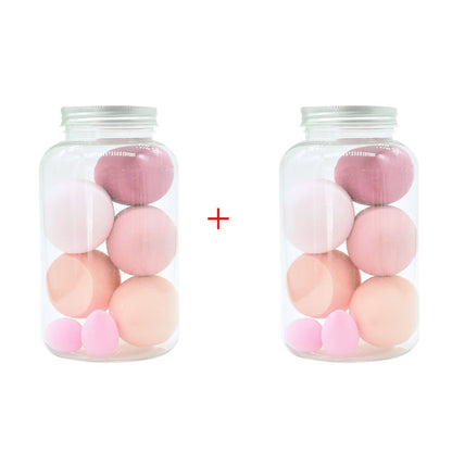 Different Sizes Makeup Sponge Dry&amp;Wet Use Cosmetic Puff Sponge maquiagem Foundation Powder Blush Beauty Tools with Storage Box