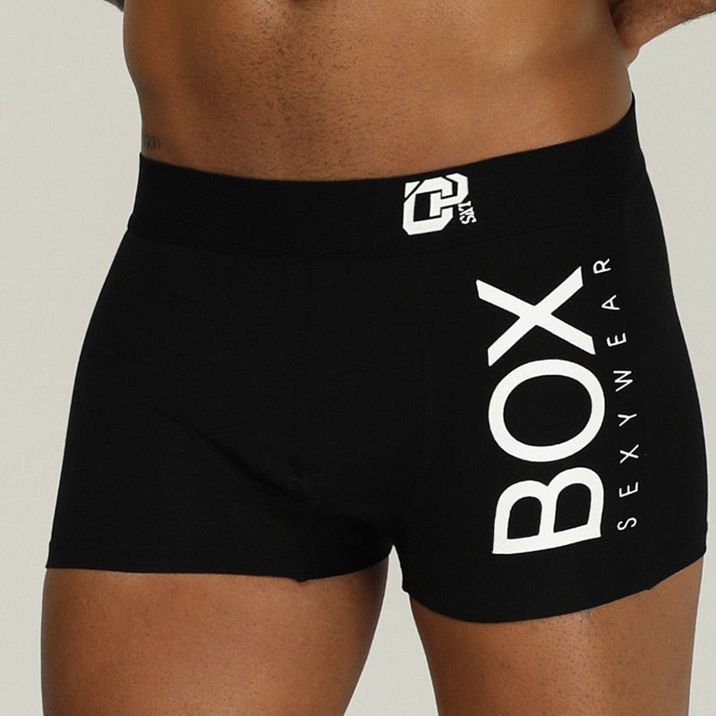 ORLVS Mens Boxer Sexy Underwear soft long boxershorts Cotton soft Underpants Male Panties 3D Pouch Shorts Under Wear Pants Short