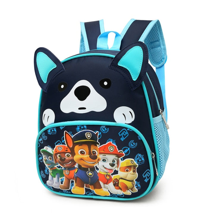 2021 New Paw Patrols Toy Cartoon School Backpack Cartoon Lighten Kindergarten Bag Chase Skye Marshall Figure Print for Kids 2-8Y