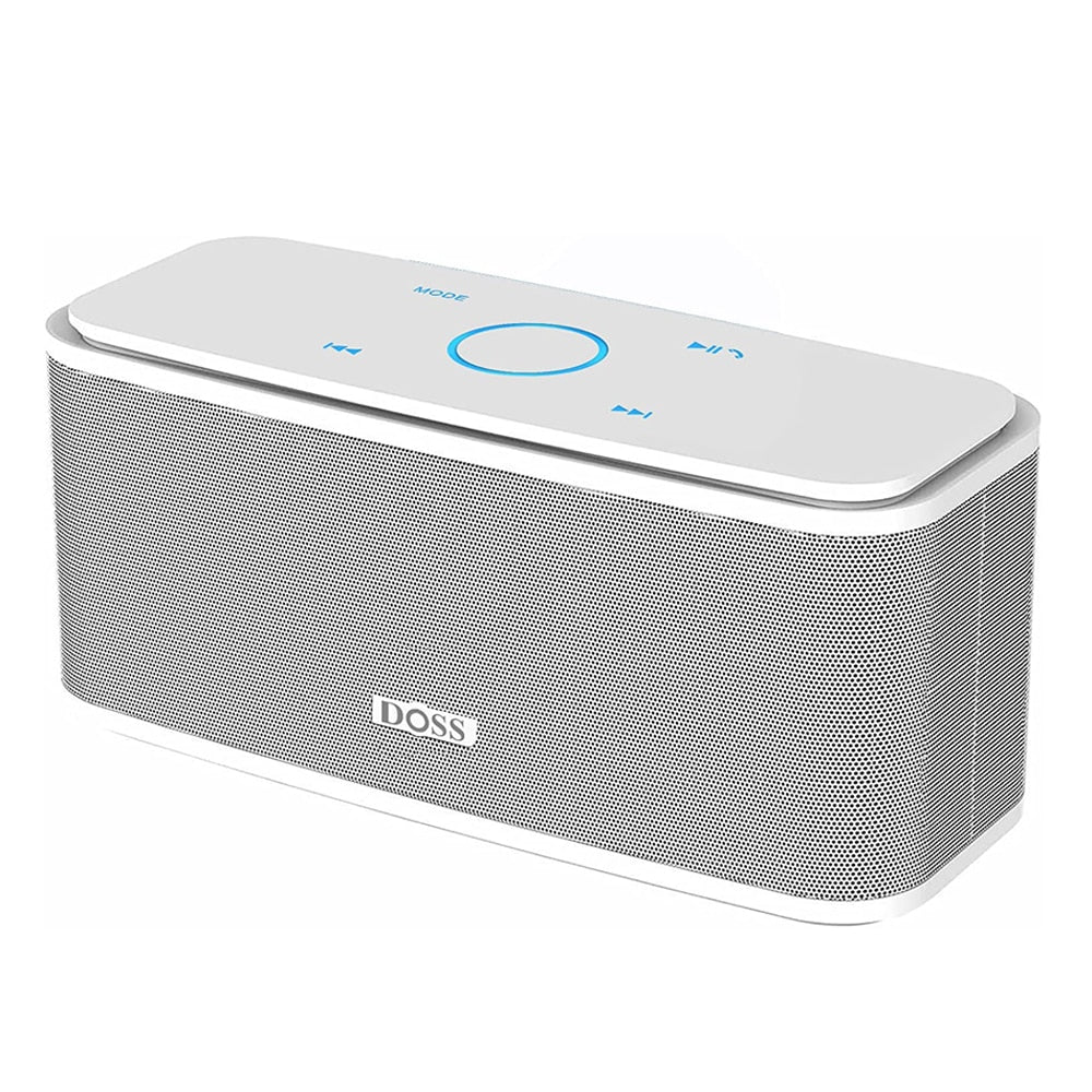 DOSS SoundBox Touch Control Bluetooth Speaker Portable Wireless Loud Speakers Stereo Bass Sound Box Built-in Mic for Computer PC