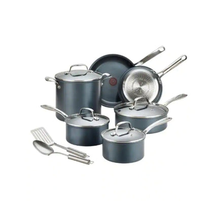 Unlimited Cookware Collection 12-Piece Aluminum Nonstick Cookware Set with Induction Base