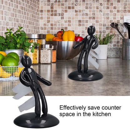 Kitchen Shelf Knife SetMultifunctional Kitchen Knife HolderBody ShapeUnique Knife HolderKitchen Cutlery Storage RackHomeware