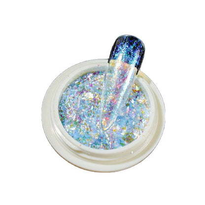 1pc 19Colors Nail Glitter Mirror Powder Chrome Dust Pigment 0.5g Paint Dip Metallic Shiny With Magic Effect Dust