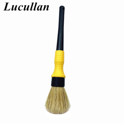 Lucullan Super Dense Auto Wheels,Interior,Exterior Cleaning Tools Car Detailing Brush With Comfortable Grip&Soft Bristle