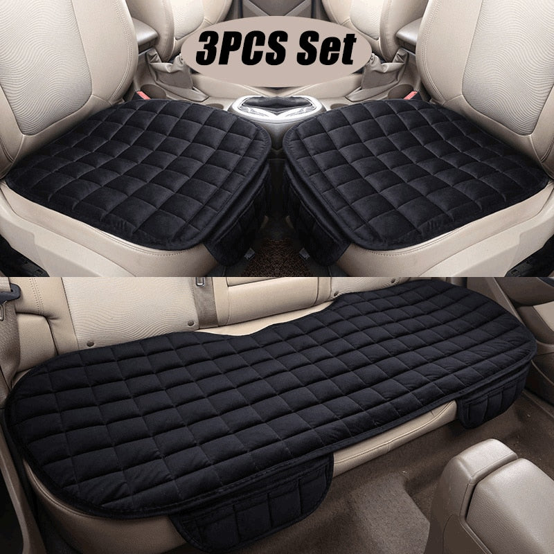 Car Seat Cover Front Rear Fabric Cushion Breathable Car Seat Protector Mat Pad Universal Auto Interior Truck SUV Van Styling