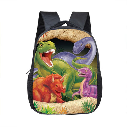 12 Inch Animals Dinosaur Backpacks Dinos Children School Bags Baby Toddler Bag Boys Backpack for Kids Kindergarten Bags Gift