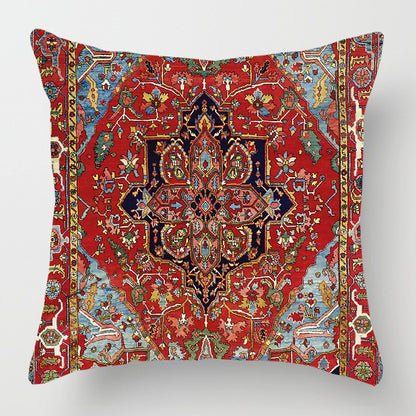 2021 New Ethnic Persian Carpet Print Linen Pillows Case Hot Bohemian Decorative Geometric Throw Pillows Sofa Couch Home Decor