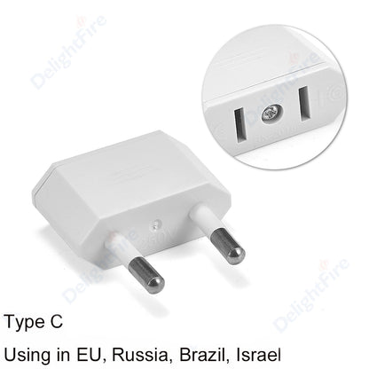 US Travel Electrical Socket EU To US Power Adapter American European Australia US AU EU Euro AC Plug Converter Outlet Socket