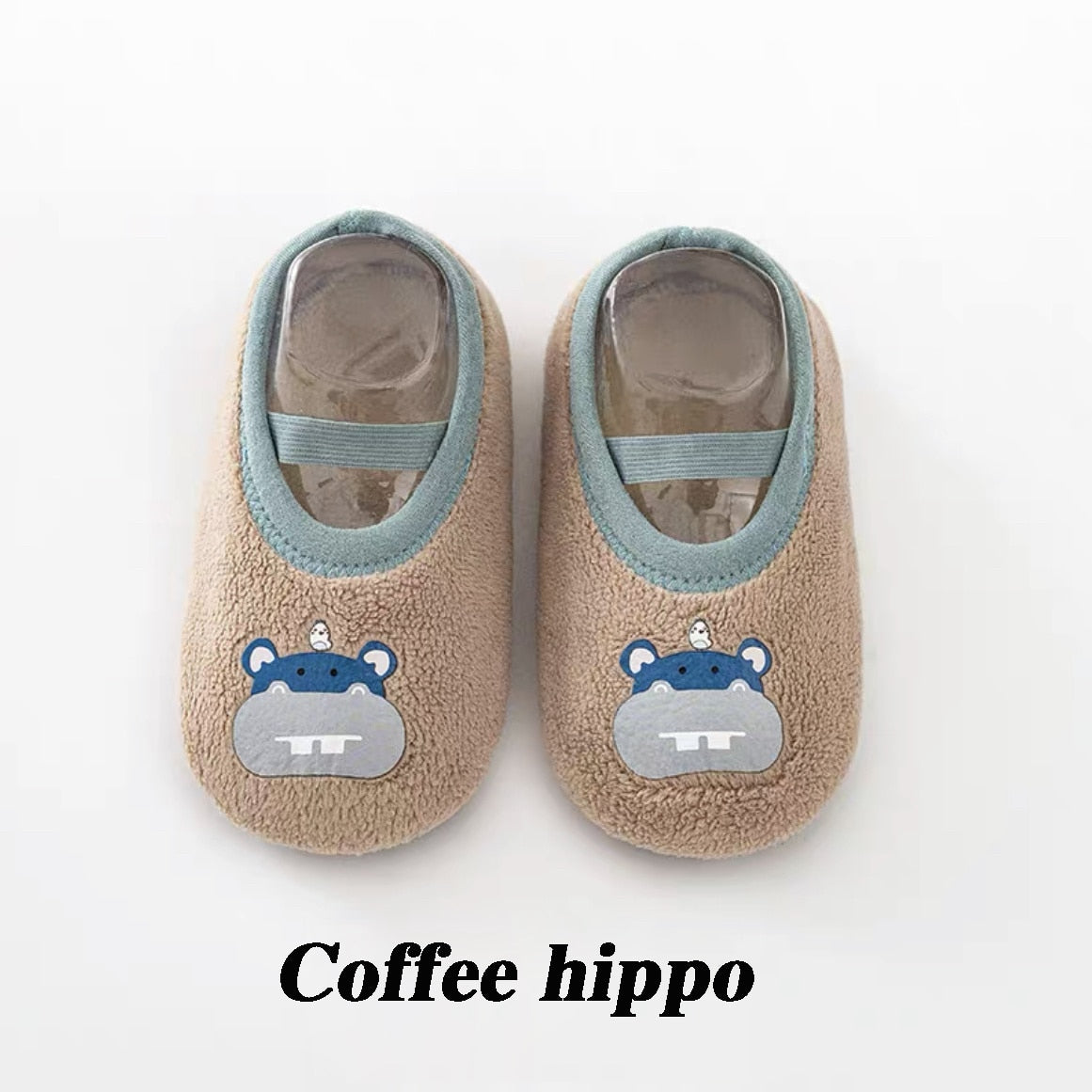 Baby Anti-slip Socks Newborn Warm Crib Floor Shoes with Rubber Sole for Children Boy Toddler Foot Girl Infant Cute Kids Slippers