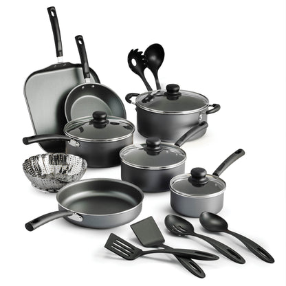 Tramontina Primaware 18 Piece Non-stick Cookware Set, Red