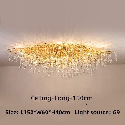 American Luxury Crystal Ceiling Chandelier Modern Lustre Living Dining Bedroom Hanging Lamp Hotel Hall Home Decor Pendant Lights