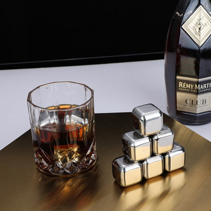 Stainless Steel Ice Cubes Beer Red Wine Coolers Reusable Chilling Stones Vodka Whiskey Holders Keep Drinks Cold Party Bar Tools