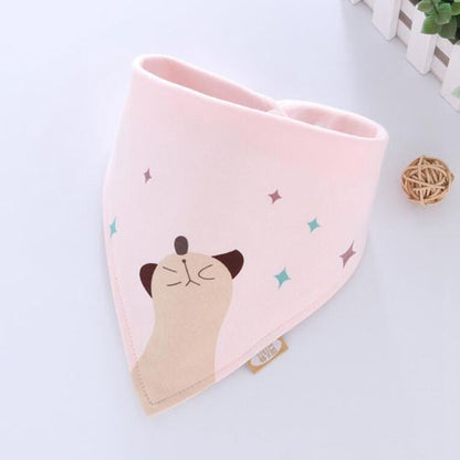 Dog scarf Bandana Cotton Plaid Washable Cute Bear Sun Leaf Pattern Dog Scarf Bow Tie Cat Dog Accessories Beauty Products