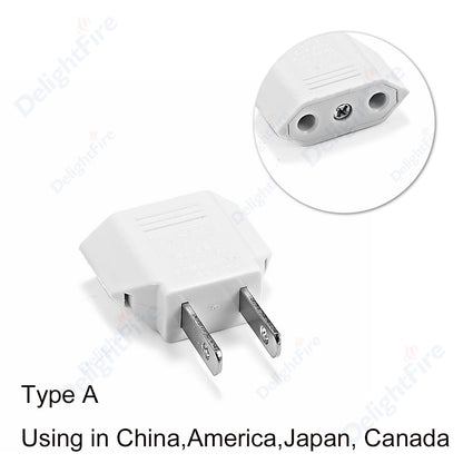 US Travel Electrical Socket EU To US Power Adapter American European Australia US AU EU Euro AC Plug Converter Outlet Socket