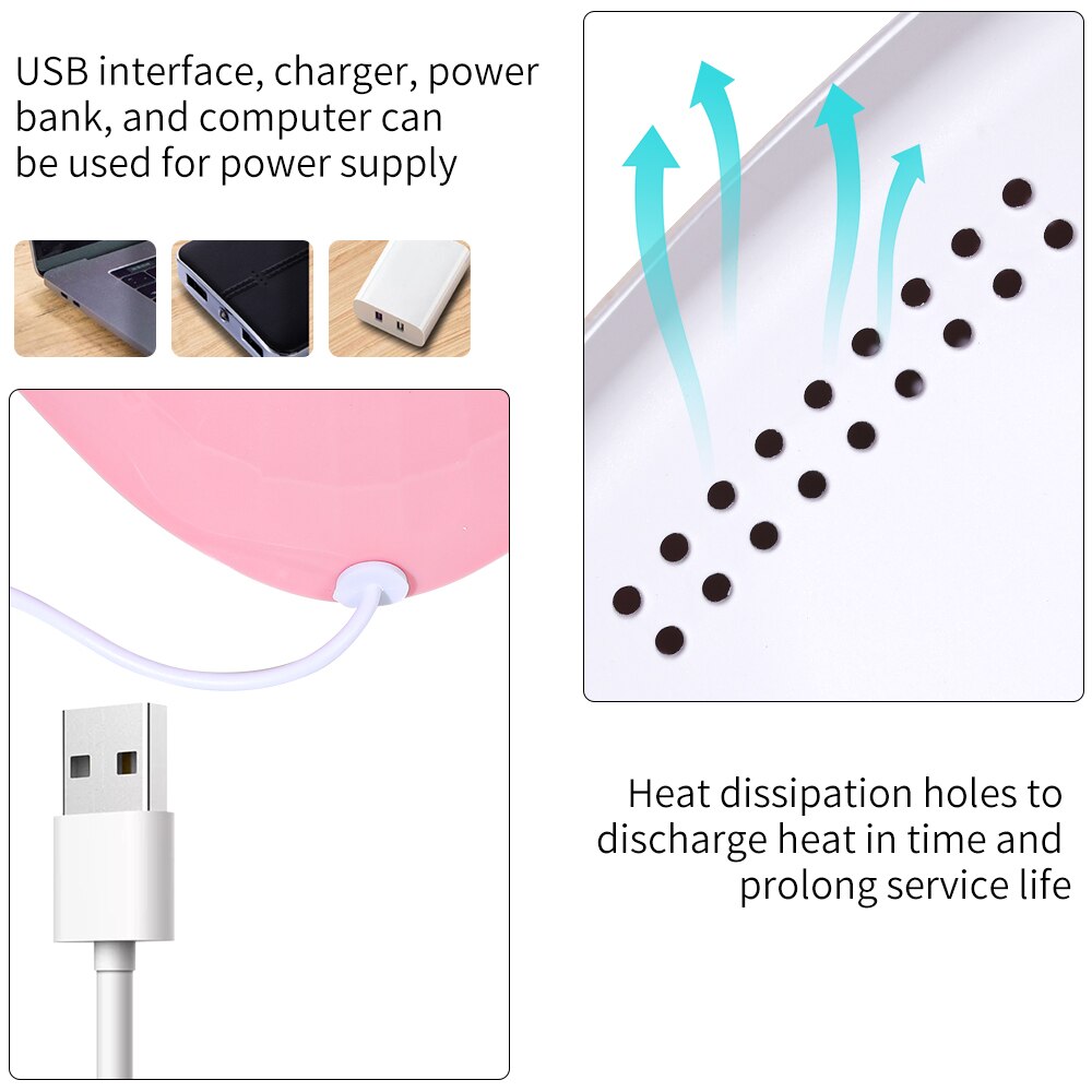 LINMANDA Professional 18 UV LEDs Nail Phototherapy Machine 54W USB Gel Nail Polish Dryer Lamp Manicure Tool Salon Equipment