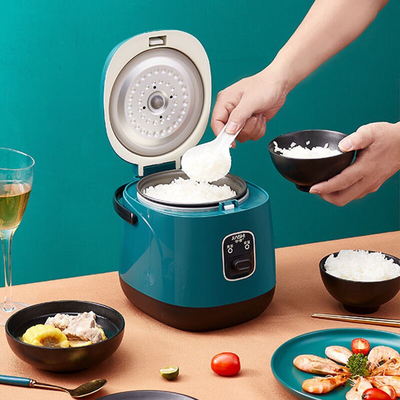 1.2L Mini Electric Rice Cooker Multifunctional Cooker Non-Stick Pan Household Porridge Cooking Soup Stewing Machine Electric Pot