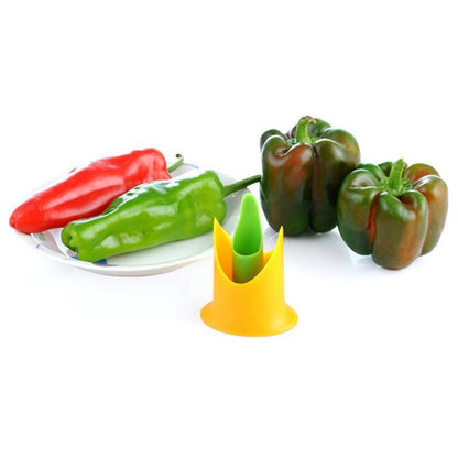 Pepper Seed Remover Jalapeno Chili Pepper Cutter Seeder Tomato Fruit And Vegetable Corer Slicer 2Pcs Kitchen Creative Gadget