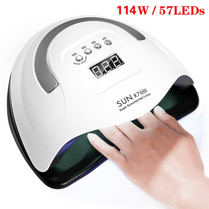 280W Nail Drying Lamp For Manicure 66 Led UV Lamp For Nails Gel Polish Dryer With Smart Sensor Professional Nail Salon Equipment