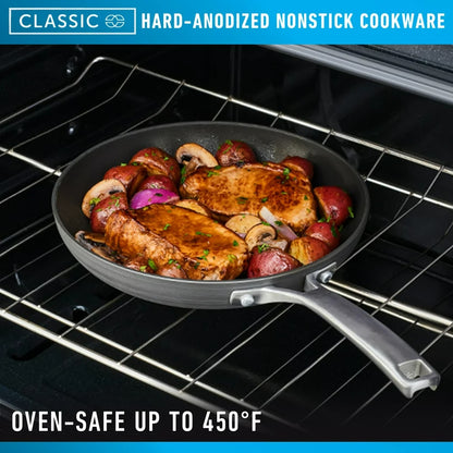 AquaShield Nonstick Cookware, 5-Quart Saute Pan with Lid