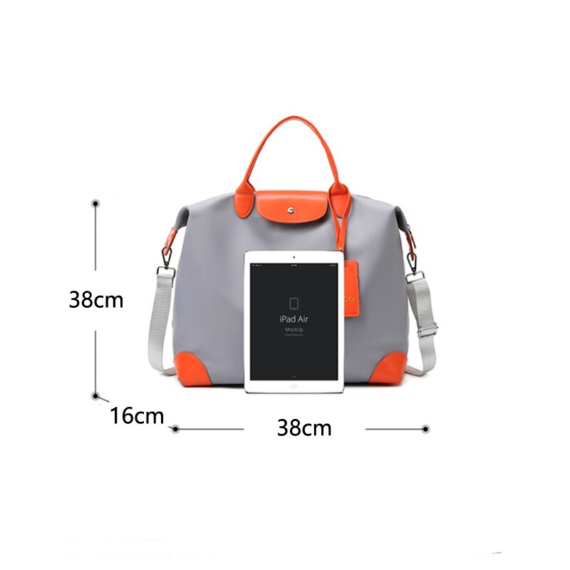 Casual Large-capacity Portable Travel Hand Bag Ladies Shoulder Tote Bag Luggage Light and Simple Sports Fitness Messenger Bag