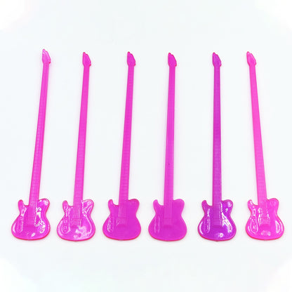 6PCS 18.5CM Stirring Plastic Stirrers Kitchen Bar Tool Juice Party Cocktail Drink Mixer Swizzle Stick Wine Agitators