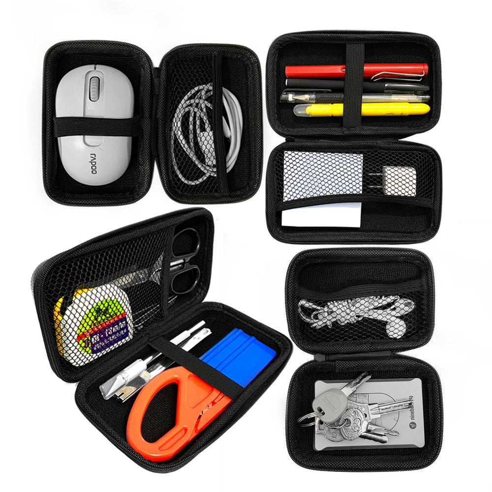 Car Repair Tool Kit Storage Bag Car Terminal Removal Organizer Bag Multiple Sizes Carbon Fiber Pattern With Zipper