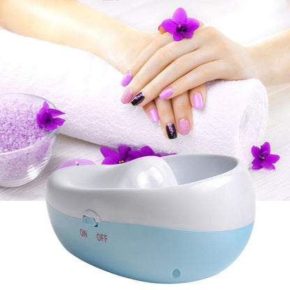 Nail Bubble Massage Jet Spa Hand Bowl Spa Nail Art Hand Wash Remover Soak Bowl DIY Salon Nail Spa Bath Treatment Manicure Tools