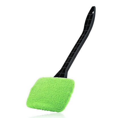 Car Window Cleaner Brush Kit Windshield Cleaning Wash Tool Inside Interior Auto Glass Wiper With Long Handle Car Accessories